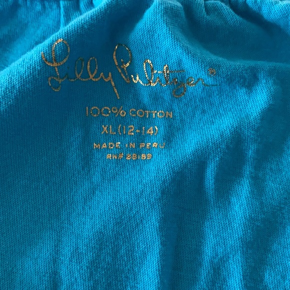 Lilly Pulitzer turquoise top - Picture 4 of 4